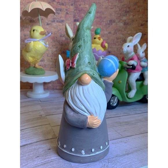 Set of 2 Easter Spring Gnome Figurines - Picture 3 of 10